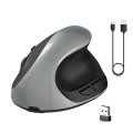 X10 2.4G Wireless Rechargeable Vertical Ergonomic Gaming Mouse(Grey)