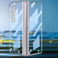 For Samsung Galaxy Z Fold4 GKK Integrated Electroplating + Glass Full Coverage Phone Case(Silver)