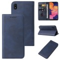 For Samsung Galaxy A10e Magnetic Closure Leather Phone Case(Blue)