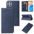 For Honor X8 Magnetic Closure Leather Phone Case(Blue)