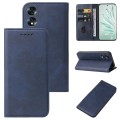 For Honor 70 Magnetic Closure Leather Phone Case(Blue)