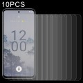 For Nokia X30 10 PCS 0.26mm 9H 2.5D Tempered Glass Film