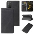 For Xiaomi Poco M3 Magnetic Closure Leather Phone Case(Black)