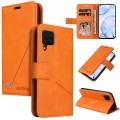 For Samsung Galaxy A42 5G GQUTROBE Right Angle Leather Phone Case(Orange)