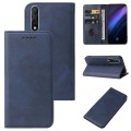For vivo iQOO Neo 855/Z5/Y7s/S1 Foreign Version Magnetic Closure Leather Phone Case(Blue)