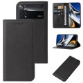 For Xiaomi Poco X4 Pro 5G Magnetic Closure Leather Phone Case(Black)