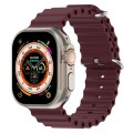 Ocean Silicone Watch Band For Apple Watch Ultra & Watch Ultra 2 49mm / Series 9&8&7 45mm / SE 3&SE 2