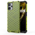 For Realme 9i 5G India Honeycomb Phone Case(Green)