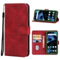 For Blackview BV5200 Leather Phone Case(Red)