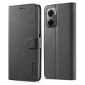 For Xiaomi Redmi 10 5G LC.IMEEKE Calf Texture Leather Phone Case(Black)