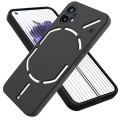 For Nothing Phone 1 Pure Color Liquid Silicone Shockproof Phone Case(Black)