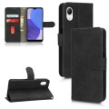 For Samsung Galaxy A23e 5G / A23 5G / A23s JP Version Skin Feel Magnetic Flip Leather Phone Case(Bla