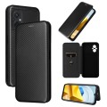 For Xiaomi Poco M5 4G Carbon Fiber Texture Leather Phone Case(Black)