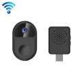 ML18 Mini Ultra Wide Angle Smart Video Doorbell Support Two-way Voice(Black)