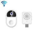 ML18 Mini Ultra Wide Angle Smart Video Doorbell Support Two-way Voice(White)