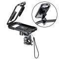 M18S-QD Motorcycle / Bicycle Waterproof Quick Release Mobile Phone Holder