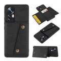 For Xiaomi 12 Lite Double Buckle Magnetic Phone Case(Black)