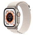 For Apple Watch Ultra 49mm Nylon Watch Band (Starlight)
