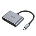 hoco HB30 USB-C / Type-C Multifunction Converter HDTV+VGA+USB3.0+PDHUD(Tarnish)