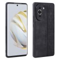 For Huawei nova 10 AZNS 3D Embossed Skin Feel Phone Case(Black)