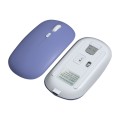 1600dpi Bluetooth 2.4G Wireless Dual Mode Mouse(Purple)