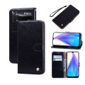 For Xiaomi Poco M4 Pro 4G Oil Wax Texture Leather Phone Case(Black)