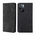 For OnePlus Nord N20 SE 4G Skin Feel Magnetic Flip Leather Phone Case(Black)