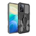 For OPPO A57 4G Armor Warrior Shockproof PC + TPU Phone Case(Grey)