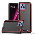 For T-Mobile Revvl 6 5G Armour Two-color TPU + PC Phone Case(Black+Red)