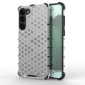 For Samsung Galaxy S23+ 5G Shockproof Honeycomb PC + TPU Protective Phone Case(White)