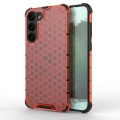 For Samsung Galaxy S23+ 5G Shockproof Honeycomb PC + TPU Protective Phone Case(Red)