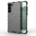 For Samsung Galaxy S23+ 5G Shockproof Honeycomb PC + TPU Protective Phone Case(Black)