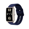 For Huawei Fit Mini Color Buckle Silicone Watch Band(Midnight Blue)