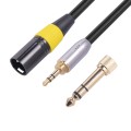SB423K108-03 6.35mm + 3.5mm Male to XLR 3pin Male Audio Cable, Length: 30cm