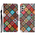 For Samsung Galaxy A14 5G Colored Drawing Pattern Leather Phone Case(Ethnic Style)