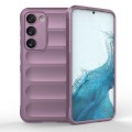 For Samsung Galaxy S23 5G Magic Shield TPU + Flannel Phone Case(Purple)