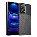 For Xiaomi Redmi Note 12 Pro 5G China Thunderbolt Shockproof TPU Protective Soft Phone Case(Black)
