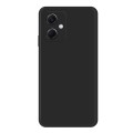 For Xiaomi Redmi Note 12 China Imitation Liquid Silicone Straight Edge Phone Case(Black)