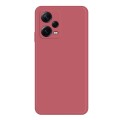 For Xiaomi Redmi Note 12 Pro+ China Imitation Liquid Silicone Straight Edge Phone Case(Red)