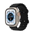 Ocean Style Silicone Watch Band For Apple Watch Ultra 49mm&Watch Ultra 2 49mm / Series 9&8&7 45mm /