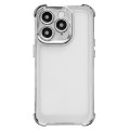 For iPhone 12 Pro Max Electroplating Four-corner Shockproof Space Phone Case(Silver)