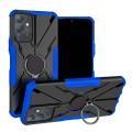 For Infinix Note 12i Armor Bear Shockproof PC + TPU Phone Case with Ring(Blue)