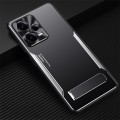 For Xiaomi Redmi Note 12 Pro+ China Blade Series TPU + Titanium Alloy Phone Case with Holder(Black S