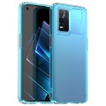 For Realme 8 Pro 5G Candy Series TPU Phone Case(Transparent Blue)