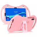 For TCL 10 TabMax 4G 9295G Cartoon Silicone Shockproof Protective Tablet Case(Pink)