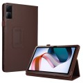For Xiaomi Redmi Pad 10.61 Litchi Texture Leather Tablet Case with Holder(Brown)