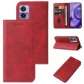 For Motorola Edge 30 Neo Magnetic Closure Leather Phone Case(Red)
