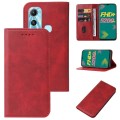 For Infinix Hot 11 X662 Magnetic Closure Leather Phone Case(Red)