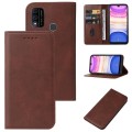 For Infinix Itel A48/L6006 Magnetic Closure Leather Phone Case(Brown)