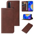 For TCL 20 SE Magnetic Closure Leather Phone Case(Brown)